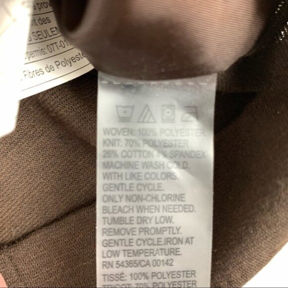 Alia Petite Collarless Brown  Floral Embroidered Vest - Picture 11 of 12